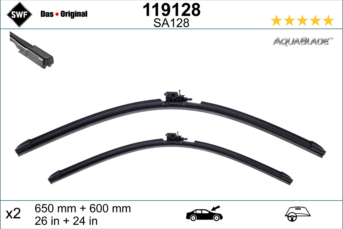 Wiper Blade - 119128 SWF